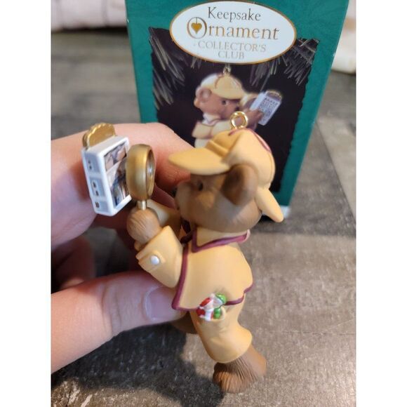 Hallmark 1994 holiday Pursuit ornament Xmas Decor bear - Picture 3 of 6